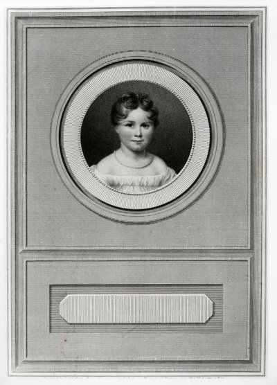 Portrait of Augusta Ada Byron, Engraved by Edward Scriven by Louis Ferriere